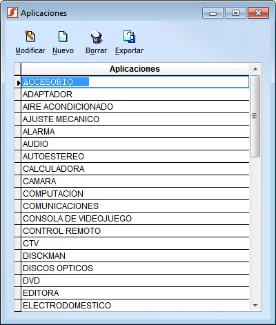 Aplicaciones